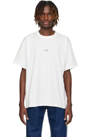 Maison Margiela White Numeric Signature T-shirt
