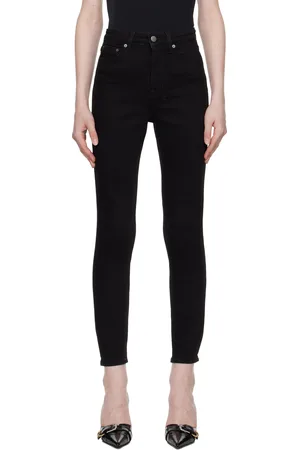 KSUBI Black Hi N Wasted Jeans