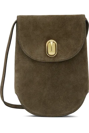 SAVETTE Brown Tondo Pouch Bag