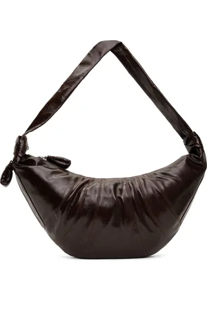 LEMAIRE Brown Large Croissant Bag