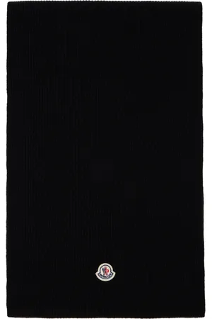 Moncler Black Felted Scarf
