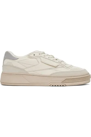 Reebok Off-White & Gray Club C LTD Sneakers