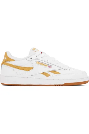 Reebok White & Yellow Club C Revenge Sneakers