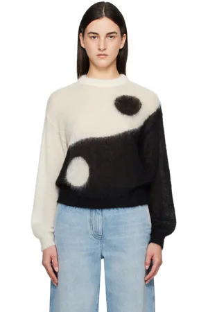 Moschino Black & White Iconic Archive Tao Sweater