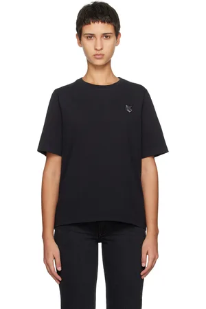 Maison Kitsuné Black Bold Fox Head Patch T-Shirt