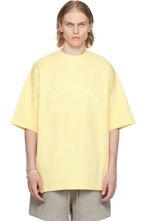 FEAR OF GOD Yellow Crewneck T-Shirt