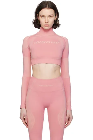 MISBHV Pink Jacquard Top