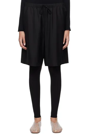 The Row Black Stanton Shorts