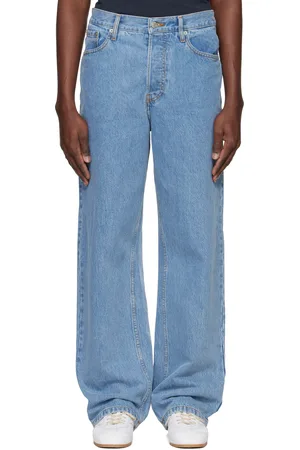 DRIES VAN NOTEN Blue Faded Jeans