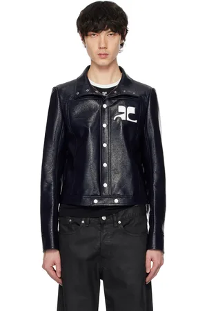 Courrèges Navy Reedition Vinyl Jacket