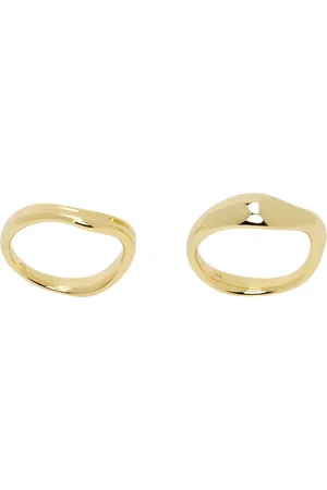 Maria Black Gold Vayu Ring Set
