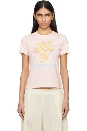 Casablanca Pink Diamond Column T-shirt