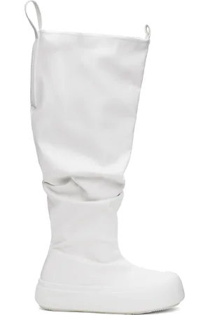 Yume Yume White Fisherman Tall Boots