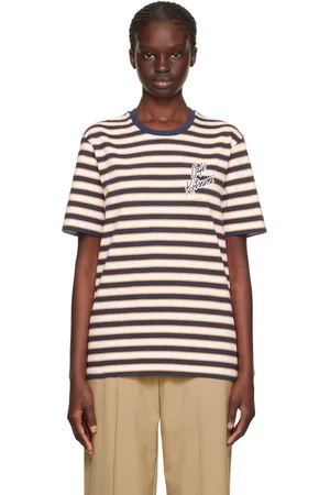 Maison Kitsuné Multicolor Striped T-Shirt
