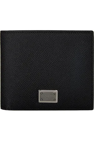 Dolce & Gabbana Black Dauphine Calfskin Wallet