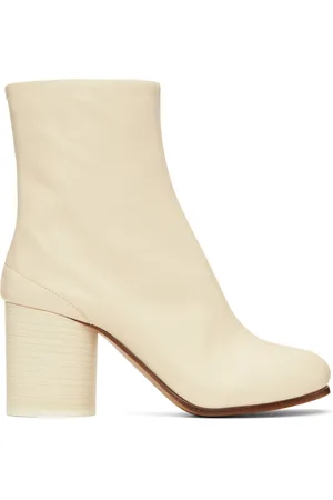 Maison Margiela Off-White Tabi Ankle Boots