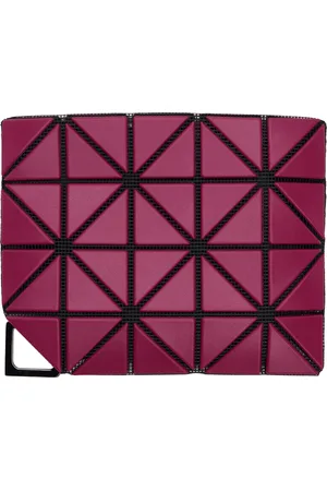 Issey Miyake Burgundy Flipper Wallet