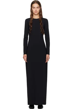 The Row Black Wai Maxi Dress