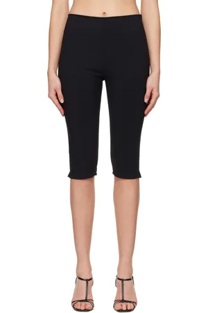 Rohe Black Capri Scuba Trousers