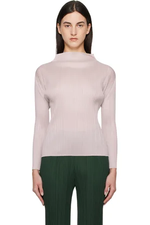 PLEATS PLEASE ISSEY MIYAKE Beige New Colorful Basics 4 Top