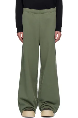 Maison Margiela Green Embroidered Sweatpants