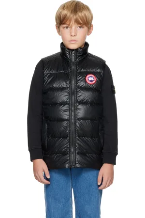 Canada Goose Kids Black Crofton Down Vest