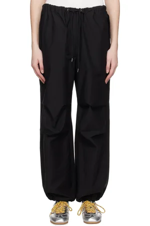 Acne Studios Black Relaxed Fit Trousers