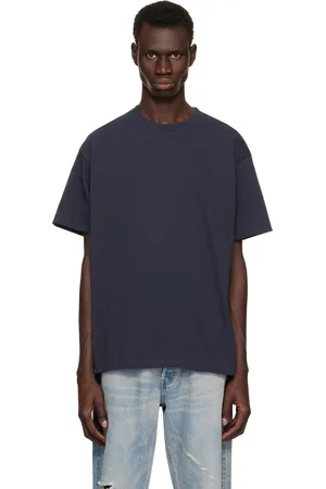 JOHN ELLIOTT Navy University T-shirt