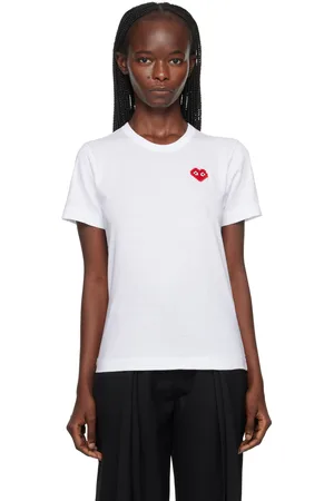Comme des Garçons White Invader Edition Heart T-Shirt