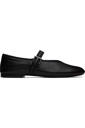 The Row Black Boheme MJ Ballerina Flats