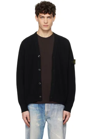 Stone Island Black Light RWS Geelong Wool Cardigan