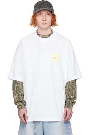 Vetements White Sticker T-Shirt