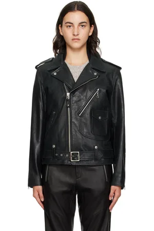 RAG&BONE Black Dallas Leather Jacket