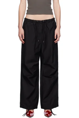 Acne Studios Black Relaxed-Fit Trousers