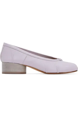 Maison Margiela Purple Tabi New Ballerina Heels