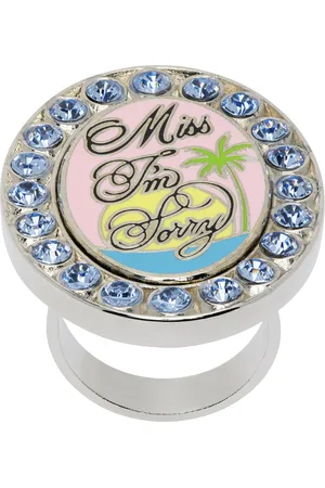 Petra Collins SSENSE Exclusive Silver Tarina Tarantino Edition Sorry Sunset Ring