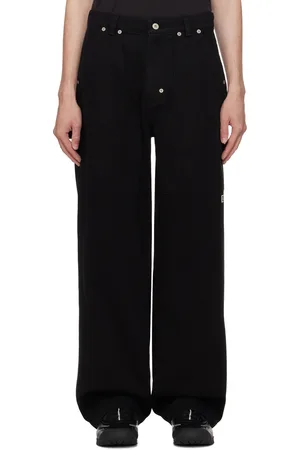 Kijun Black Rivet Trousers