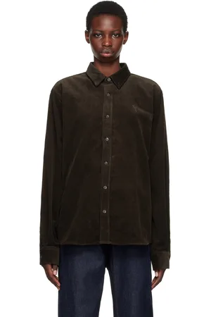 Ami Brown Classic Fit Shirt
