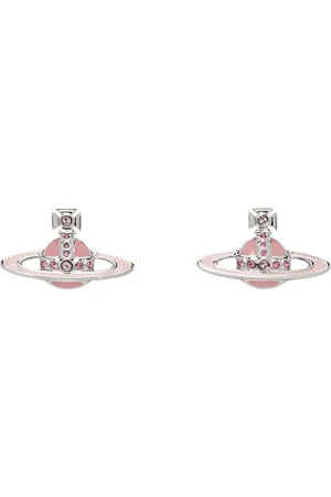 Vivienne Westwood SSENSE Exclusive Capsule Silver Small Neo Bas Relief Earrings