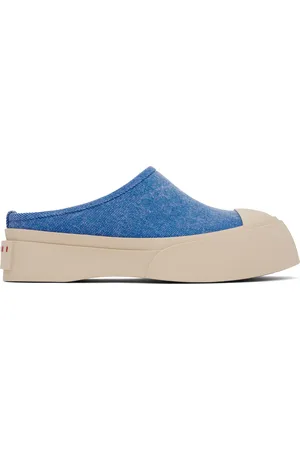 Marni Blue Pablo Sabot Slip-on Loafers