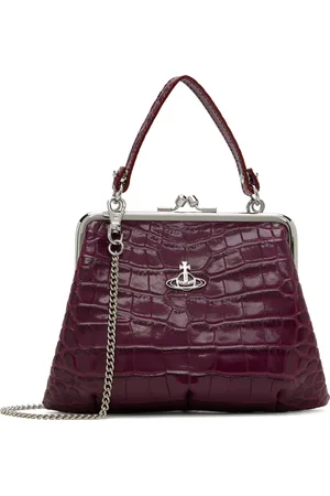 Vivienne Westwood Purple Granny Frame Bag