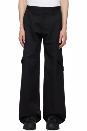 HELIOT EMIL Black Robur Tailored Trousers