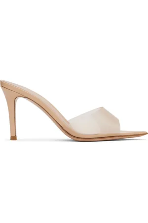 Gianvito Rossi Beige Elle 85 Heeled Sandals