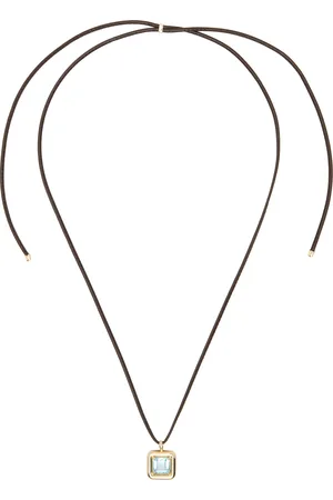 BEA BONGIASCA Brown Topaz Pendant Choker
