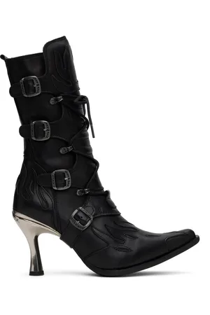Vetements Black New Rock Edition Rockstar Boots