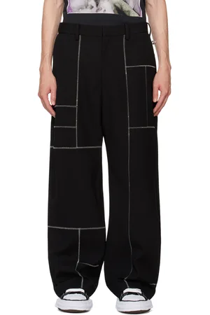 DOUBLET Black Frankenstein Cutting Trousers