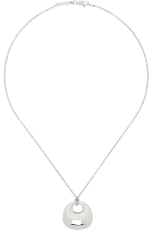 TOM WOOD Silver Bao Pendant Necklace