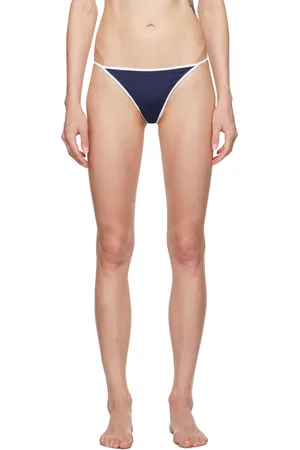 Sporty & Rich Navy & White Kate Bikini Bottom