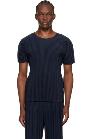 Issey Miyake Navy Basics T-Shirt