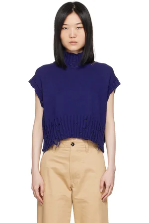 Marni Blue Cropped Vest